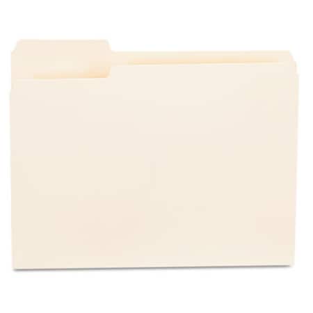 Coolcrafts File Folders- 1/3 Cut 1st Position- One-Ply Top Tab- Letter- Manila, 100PK CO885979